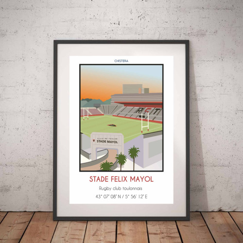 Affiche Stade Felix Mayol Toulon